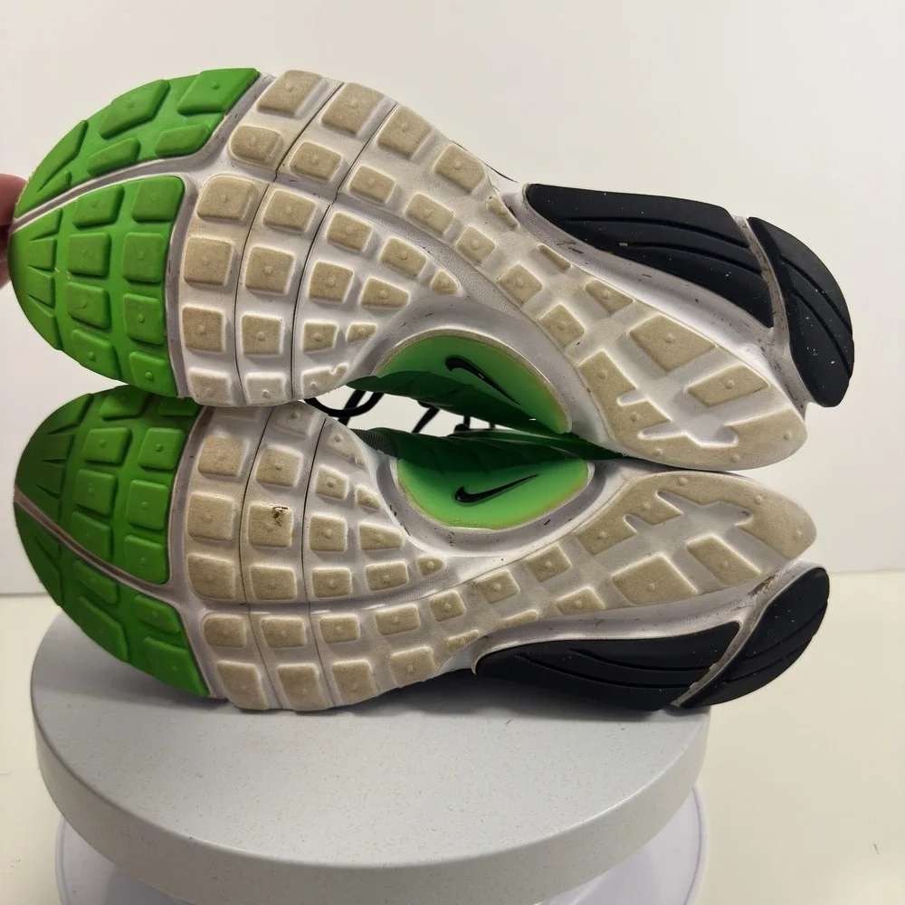 Nike Air Presto Boys  Grey Lime Green Low Top Athletic Sneakers Running Shoes 7Y - Picture 15 of 16